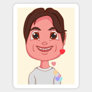 God Jihyo Funny Meme Cartoon Sticker